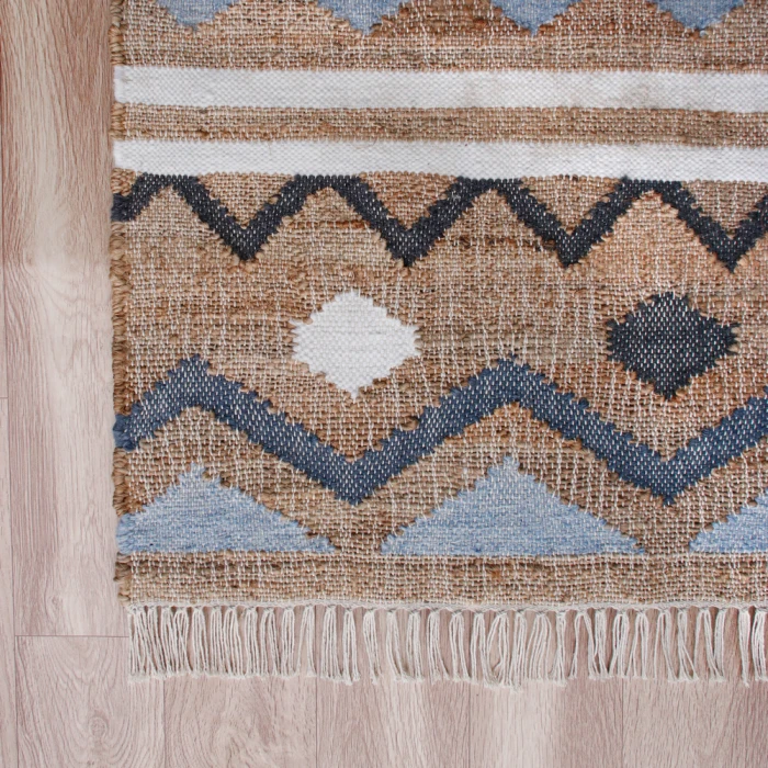Rugs Town 81981 Blue/ Multi 7'9" X 9'9 Rect. Rug