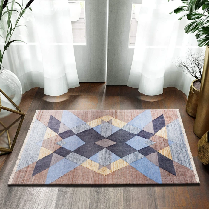 LR Home Nimroz 81982 Beige/ Multi 2' X 3' Rect. Rug