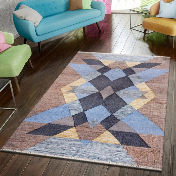LR Home Nimroz 81982 Beige/ Multi 2' X 3' Rect. Rug