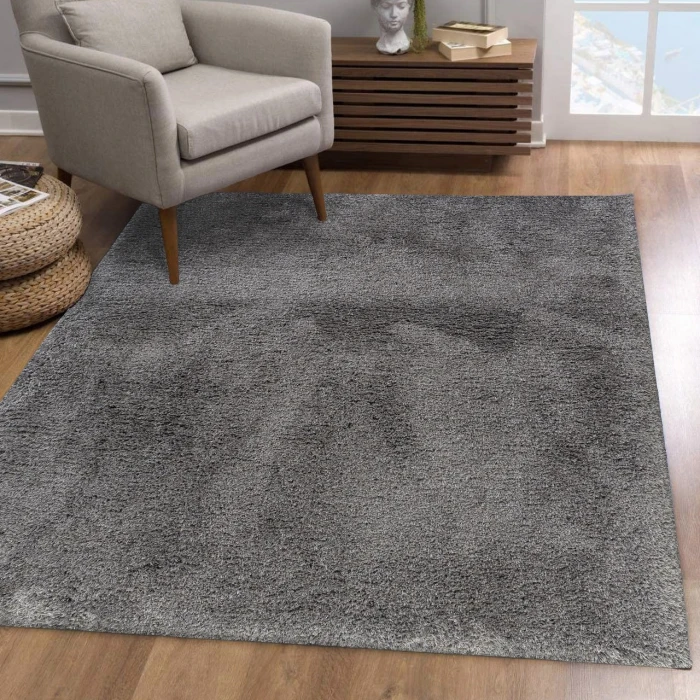 Rugs Town Gray NORVI 7ft.6in. x 9ft.6in. Rectangle Rug