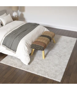 LR Home Norville Ivory NORVI 7ft.6in. x 9ft.6in. Rectangle Rug