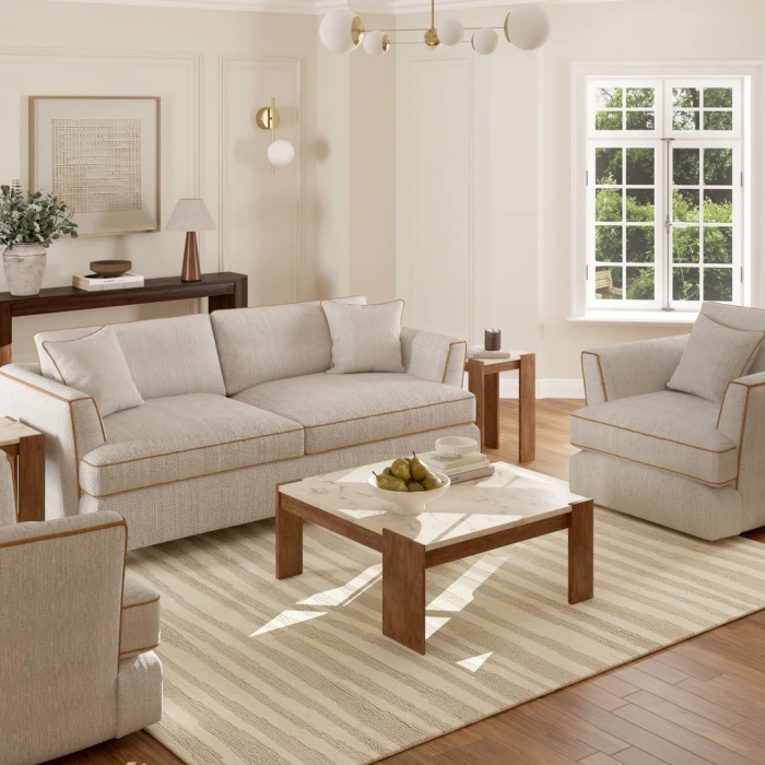 LR Home Norwood Ivory Calliope 10ft. x 14ft. Rect. Rug