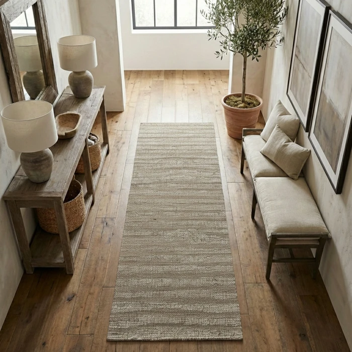 LR Home Norwood Brown Calliope 2ft.6in. x 7ft.6in. Rect. Rug