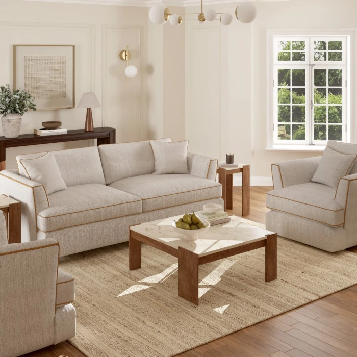 LR Home Norwood Beige Calliope 10ft. x 14ft. Rect. Rug