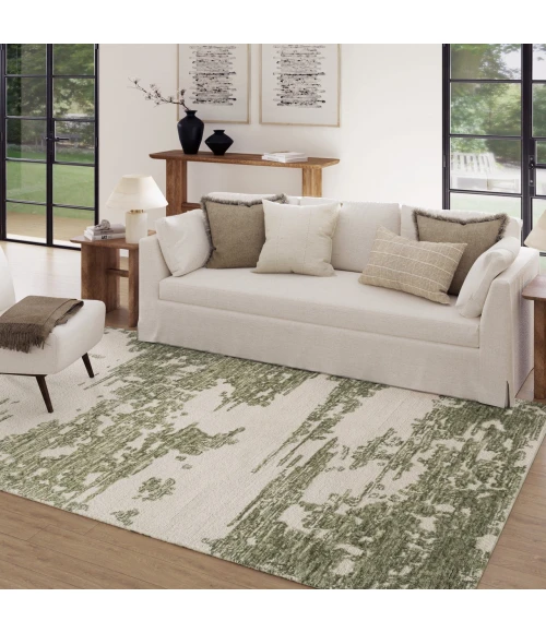 LR Home Nuvia Green NUVIA 10ft. x 14ft. Rectangle Rug