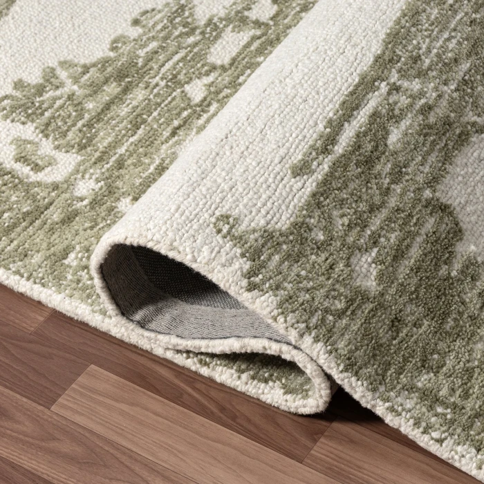 Rugs Town Green NUVIA 7ft.9in. x 9ft.9in. Rectangle Rug
