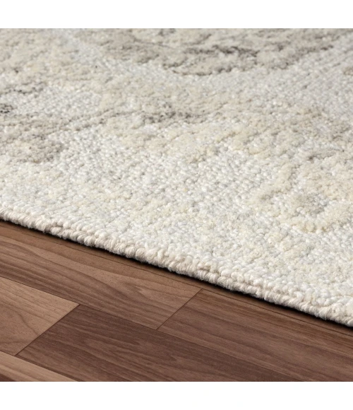 LR Home Nuvia Ivory Zephyr 7ft.9in. x 9ft.9in. Rect. Rug
