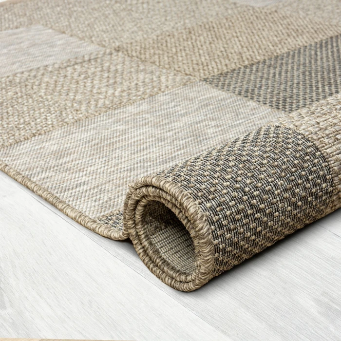 LR Home Oslo 82114 Tan/ Brown 5'0" X 7'0 Rect. Rug