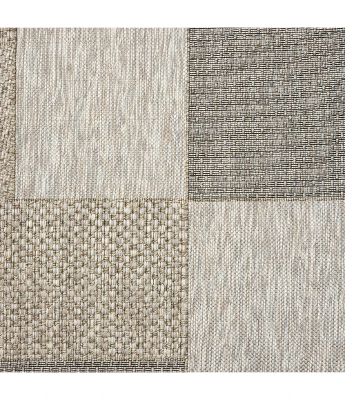 LR Home Oslo 82114 Tan/ Brown 7'-10" X 9'-6 Rect. Rug