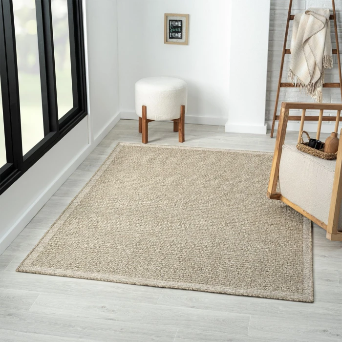 Rugs Town Tan OSLOC 7ft.10in. x 9ft.6in. Rectangle Rug