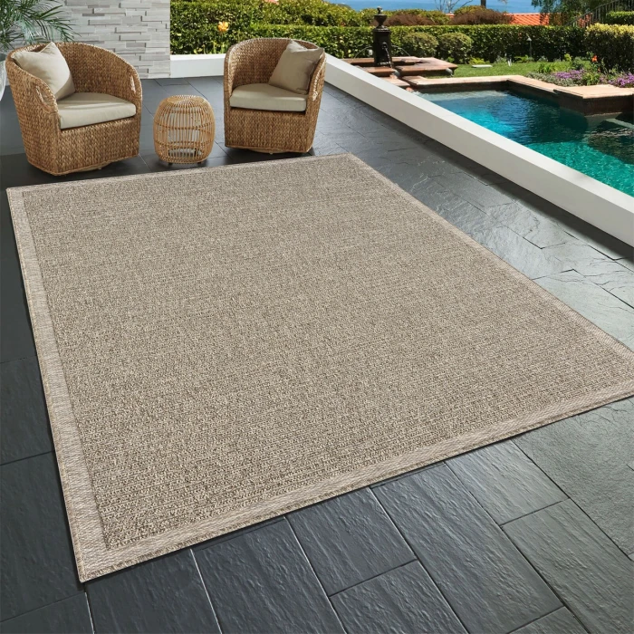 Rugs Town Tan OSLOC 7ft.10in. x 9ft.6in. Rectangle Rug