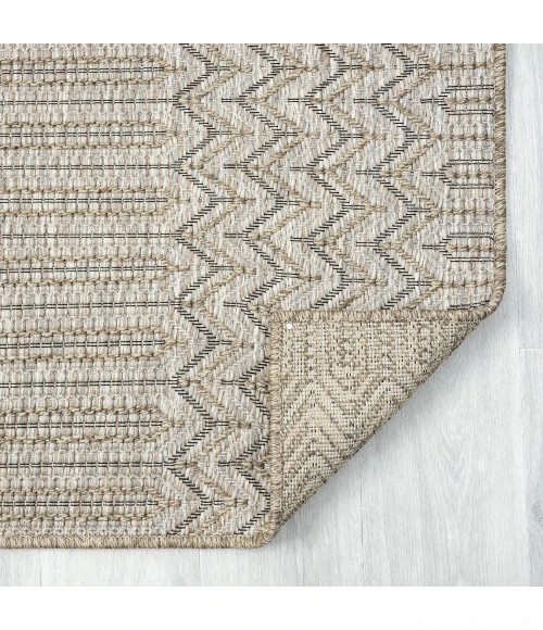 LR Home Oslo 82117 Beige/ Brown 5'0" X 7'0 Rect. Rug