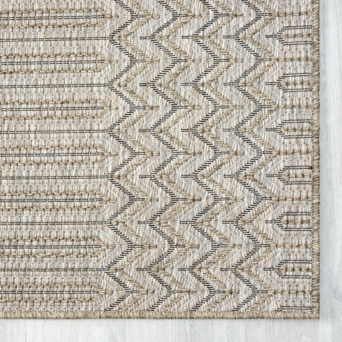 LR Home Oslo 82117 Beige/ Brown 5'0" X 7'0 Rect. Rug