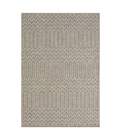 LR Home Oslo 82117 Beige/ Brown 5'0" X 7'0 Rect. Rug