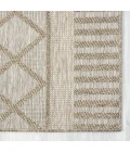 LR Home Oslo 82118 Tan/ Cream 7'-10" X 9'-6 Rect. Rug