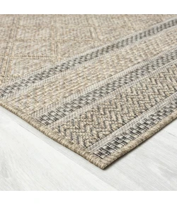 LR Home Oslo Tan OSLOC 2ft. x 3ft. Rectangle Rug