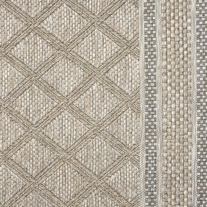 LR Home Oslo 82119 Tan/ Cream 5'0" X 7'0 Rect. Rug