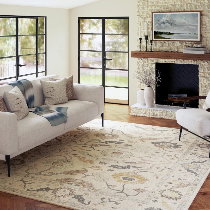 Rugs Town Cream PALLO 10ft. x 14ft. Rectangle Rug