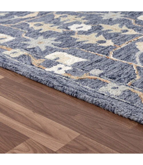 LR Home Pallor Blue PALLO 9ft. x 12ft. Rectangle Rug