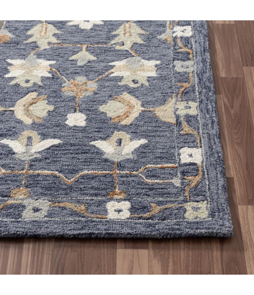 LR Home Pallor Blue PALLO 9ft. x 12ft. Rectangle Rug