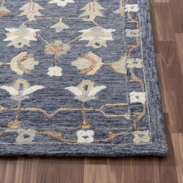 Rugs Town Blue PALLO 9ft. x 12ft. Rectangle Rug