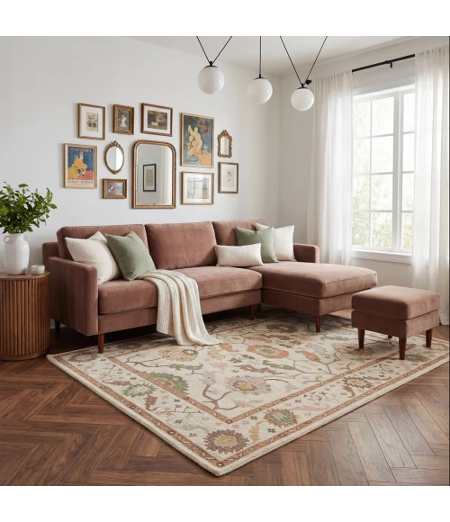 Rugs Town Pallor Cream Galisteo 10ft. x 14ft. Rect. Rug