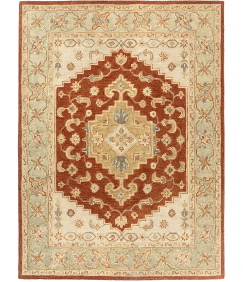 Rugs Town Petros Red Grulla 2ft. x 3ft. Rect. Rug