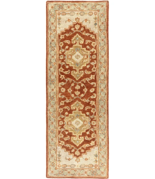 Rugs Town Petros Red Grulla 2ft.6in. x 7ft.6in. Rect. Rug
