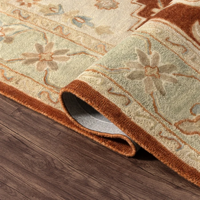 Rugs Town Red Grulla 7ft.9in. x 9ft.9in. Rect. Rug