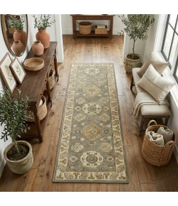 Rugs Town 82988 Gray / Beige 2ft.6in. x 7ft.6in. Rect. Rug