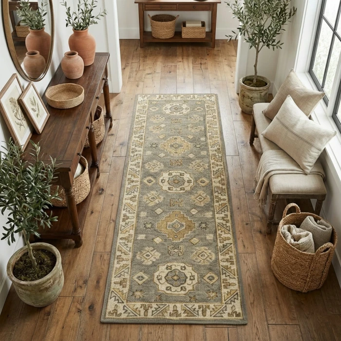Rugs Town Gray Lucien 2ft.6in. x 7ft.6in. Rect. Rug