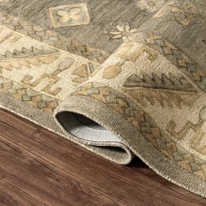 Rugs Town Gray Lucien 7ft.9in. x 9ft.9in. Rect. Rug
