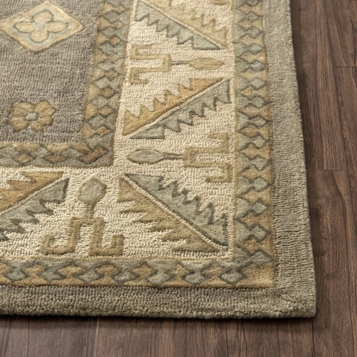 Rugs Town Gray Lucien 7ft.9in. x 9ft.9in. Rect. Rug