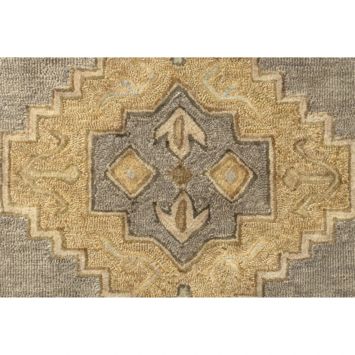 Rugs Town Gray Lucien 7ft.9in. x 9ft.9in. Rect. Rug