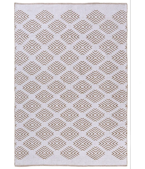 LR Home Pomona Tan POMON 7ft.9in. x 9ft.9in. Rectangle Rug
