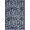 LR Home Retreat Blue RETRE 5ft. x 7ft. Rectangle Rug