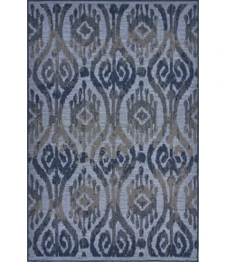 LR Home Retreat Blue RETRE 5ft. x 7ft. Rectangle Rug