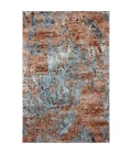 LR Home Revolution 81801 Gray/ Rust 5'3" X 7'6 Rect. Rug