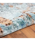 LR Home Revolution 81801 Gray/ Rust 7'-9" X 9'-6 Rect. Rug
