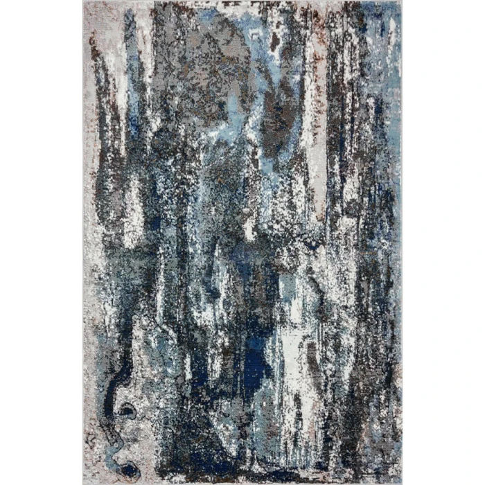 Rugs Town 81802 Blue/ Gray 5'3" X 7'6 Rect. Rug