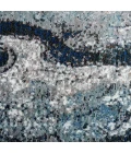 LR Home Revolution 81802 Blue/ Gray 7'-9" X 9'-6 Rect. Rug