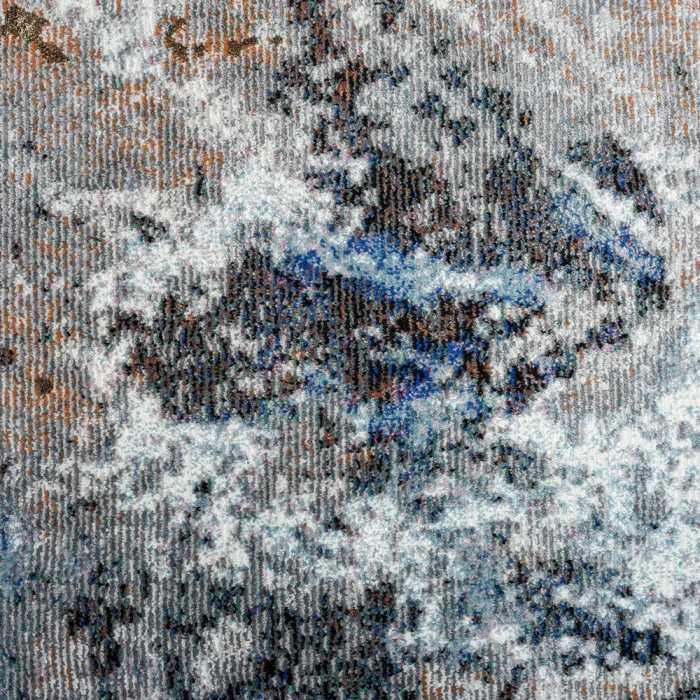 Rugs Town 81803 Blue/ Gray 7'-9" X 9'-6 Rect. Rug