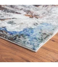 LR Home Revolution 81803 Blue/ Gray 7'-9" X 9'-6 Rect. Rug