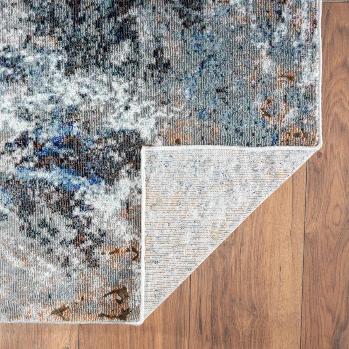 Rugs Town 81803 Blue/ Gray 7'-9" X 9'-6 Rect. Rug