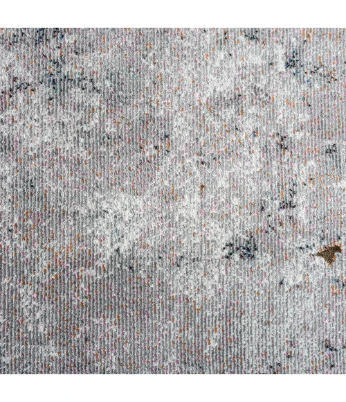 LR Home Revolution 81804 Gray/ Cream 5'3" X 7'6 Rect. Rug