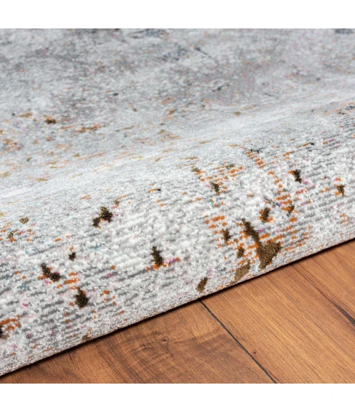 LR Home Revolution 81804 Gray/ Cream 5'3" X 7'6 Rect. Rug