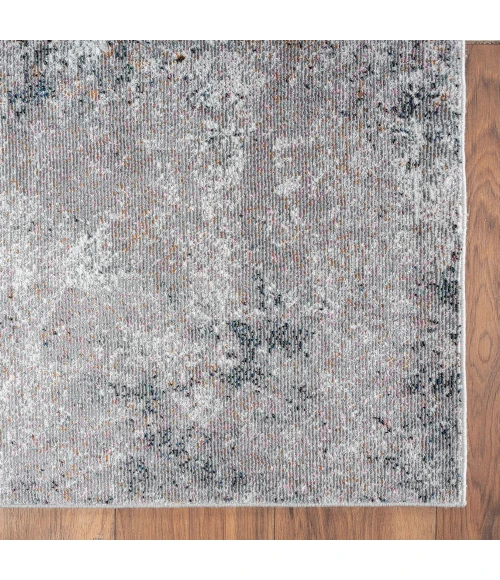 LR Home Revolution 81804 Gray/ Cream 5'3" X 7'6 Rect. Rug
