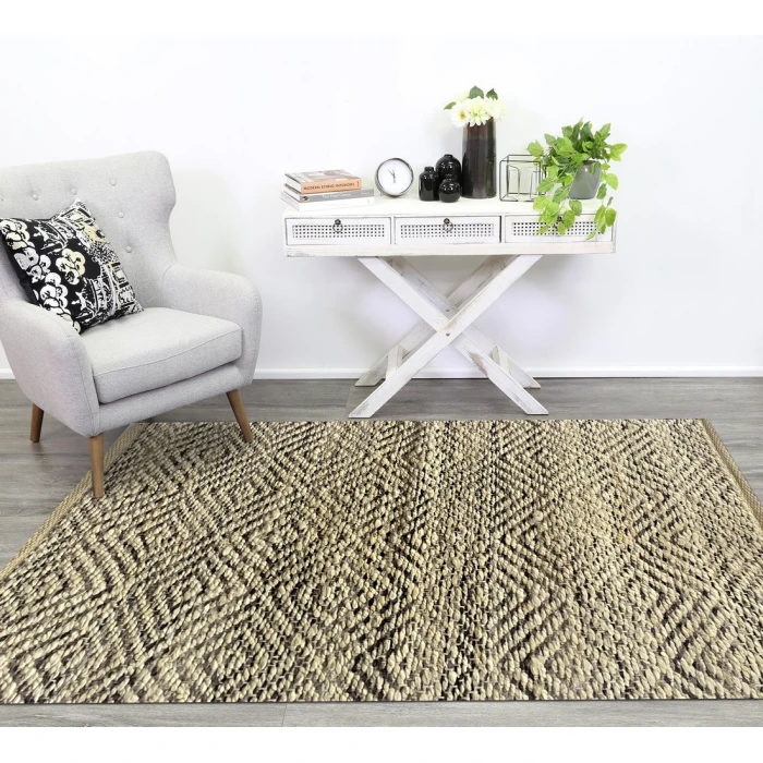 Rugs Town Area Rug 5181 Micro Chip/ Gray 2' X 5' Rect. Rug