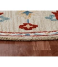 LR Home LR AREA RUG 22131 Beige 4'-10" X 4'-10" Round Rug