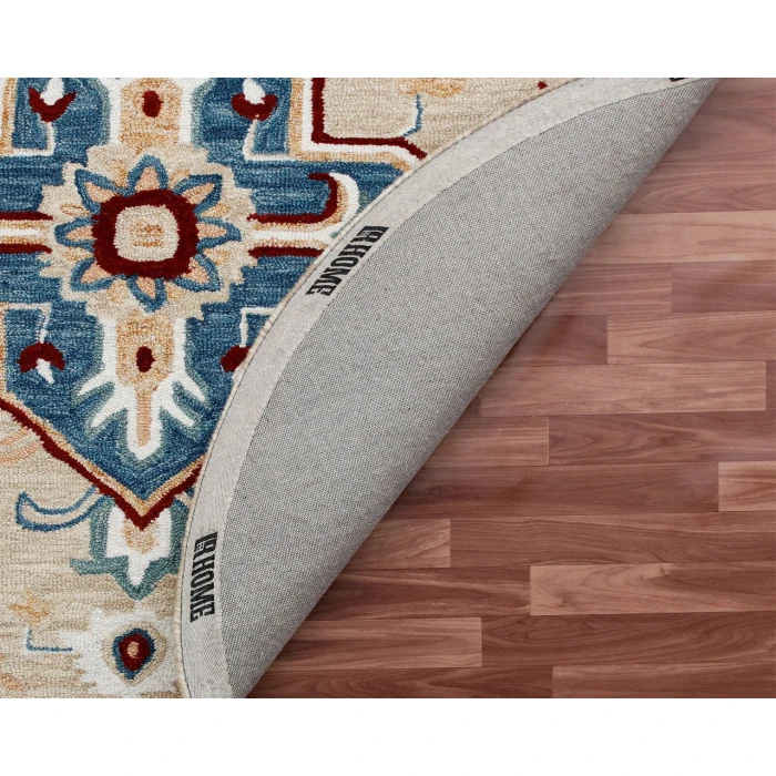 Rugs Town Area Rug 22131 Beige 7'-3" X 7'-3 Round Rug